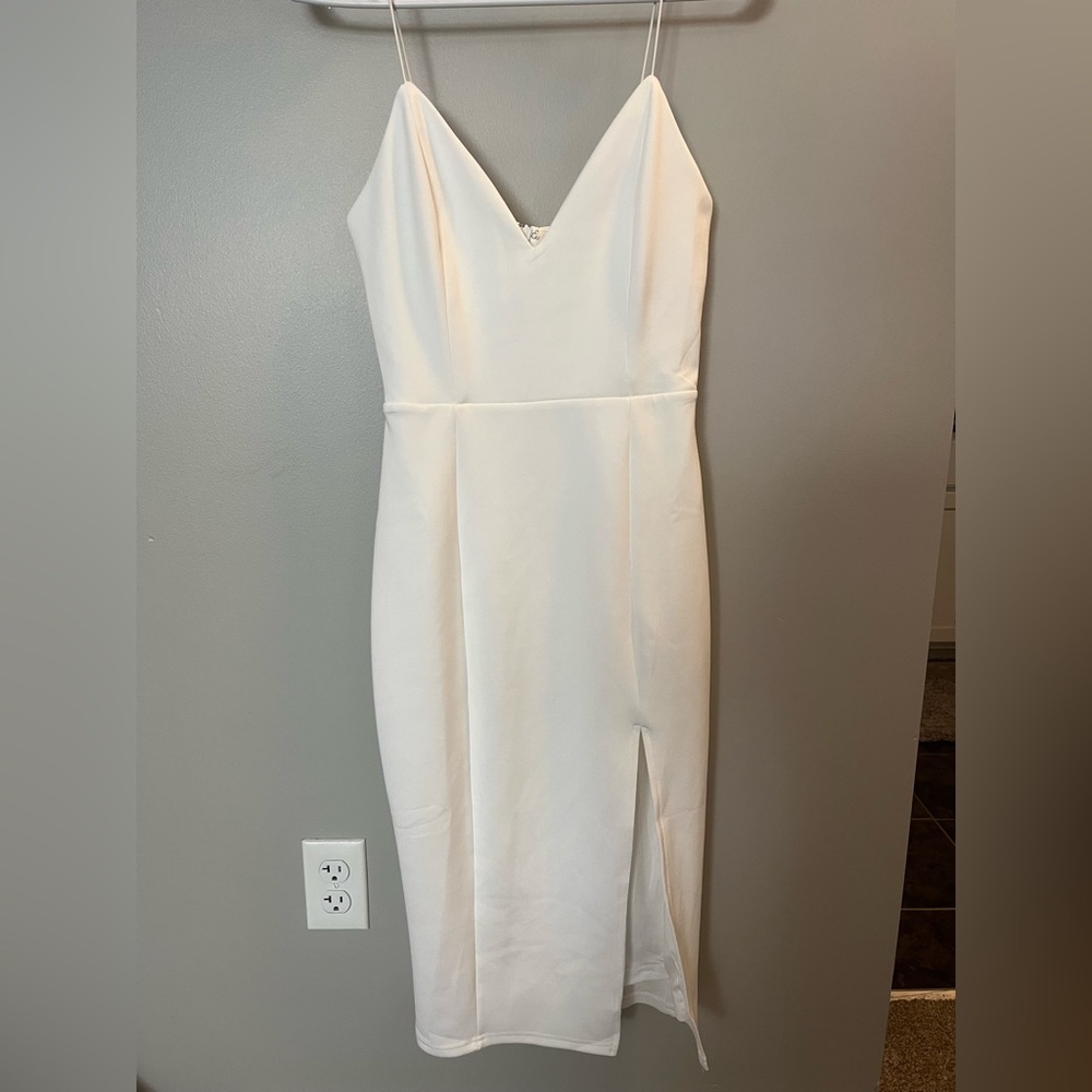 Showpo White Midi Dress